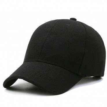 Sum Cap Black Cottan With Company Cap Badge