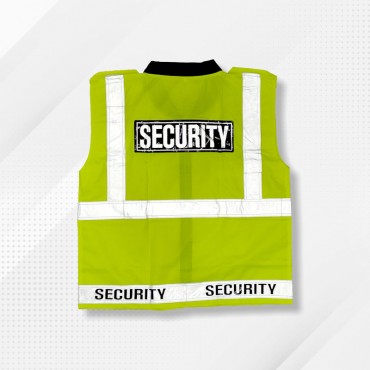 Good Vest Security Wording (OXFORD Materials) Front Logo