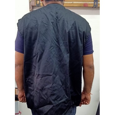 Reporter Vest Black With Logo