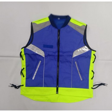 Biker Vest with Security Reflect and Logo